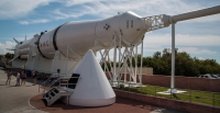 Saturn IB (SA-209) in the Rocket Garden at Kennedy Space Center