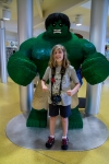 Kyle and Lego Hulk at Disney Springs