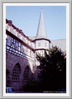Behind the Elisabethkirche, Marburg