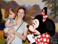 Kyle & Mommy with Minnie