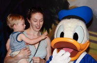 Kyle & Mommy with Donald