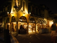 Adventureland at night
