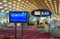 At Paris-CDG airport on way to Kinshasa