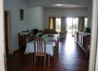 Looking through the guest house