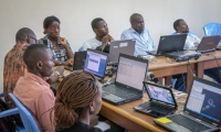 Students at the workshop