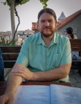 Paul at dinner at Lady Pi-Pi in Dubrovnik