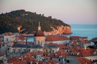 View from dinner at Lady Pi-Pi in Dubrovnik