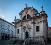 St. Blaise in the morning in Dubrovnik