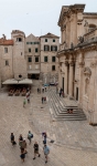 View of the Cathedral from the Rector's Palace in Dubrovnik