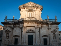 Cathedral in the morning in Dubrovnik