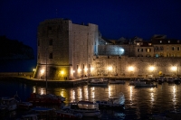 Old Port in Dubrovnik at night