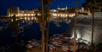 Old Port in Dubrovnik at night