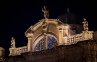 St. Blaise in Dubrovnik around sunset