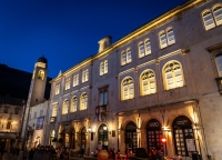 Rectors Palace in Dubrovnik at night