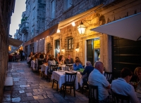 In Dubrovnik around sunset