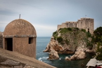 View of Fort Lovrijenac in Dubrovnik from city walls