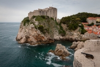 View of Fort Lovrijenac in Dubrovnik from city walls