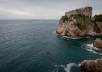 View of Fort Lovrijenac in Dubrovnik from city walls
