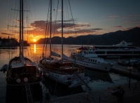 Sunset in Korcula
