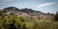 On bus tour of Korcula Island