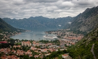 View of Kotor from mountains