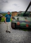 Paul at the Croatian War of Independence Museum in Karlovac
