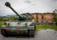 At the Croatian War of Independence Museum in Karlovac