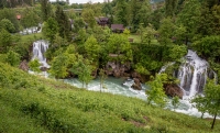 Waterfalls in Rastoke, Croatia