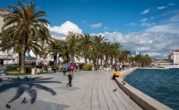Along the Riva in Split, Croatia