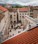View from the top of the Vestibule in Split, Croatia