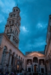 Peristyle at dusk in Split, Croatia