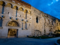 Gold Gate in evening in Split, Croatia