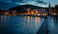 Along the Riva in Split, Croatia