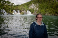 Suzanne at Plitvice Lakes National Park