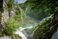 Sastavci Falls at Plitvice Lakes National Park