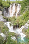 Veliki Slap (Great Waterfall) and Sastavci Fall at Plitvice Lakes National Park