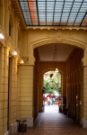 Inside the Octagon shopping gallery in Zagreb