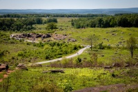 On Little Round Top in Gettysburg, PA