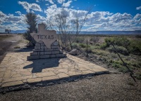 At Texas-New Mexico Border