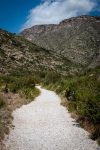 Hiking the McKittrick Canyon trail in Guadalupe Mountains National Park
