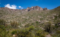 Hiking the McKittrick Canyon trail in Guadalupe Mountains National Park