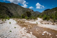 Hiking the McKittrick Canyon trail in Guadalupe Mountains National Park