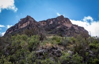 Hiking the McKittrick Canyon trail in Guadalupe Mountains National Park