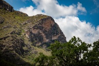 Hiking the McKittrick Canyon trail in Guadalupe Mountains National Park