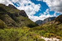 Hiking the McKittrick Canyon trail in Guadalupe Mountains National Park