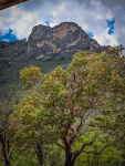 At Pratt Cabin while hiking the McKittrick Canyon trail in Guadalupe Mountains National Park