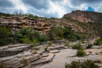 Hiking the McKittrick Canyon trail in Guadalupe Mountains National Park