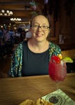 Suzanne at Tomasita's in Santa Fe, NM
