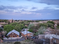 On trail to Cross of the Martyrs in Santa Fe, NM