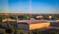 Hot air balloons over Albuquerque, NM